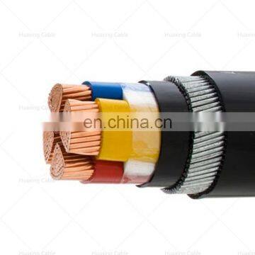 4 Core Armoured Electrical Cable Low Voltage 0.6 /1KV 4Cx120mm Double Steel Tape