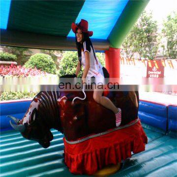 Hot Sale Inflatable Pulling Rodeo Bull Riding Games for Sale Children Interactive Sport Game photo-5
