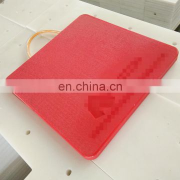 truck loading bay bumper crane outrigger plate mobile outrigger pads