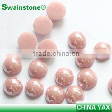 Wholesale Hotfix Ceramic Half Pearl,ceramic Hot Fix Half Pearl Iron on Free Pearls Patterns photo-2