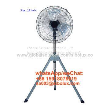 18 inch metal vintage stand fan with tripod base design/standing fan