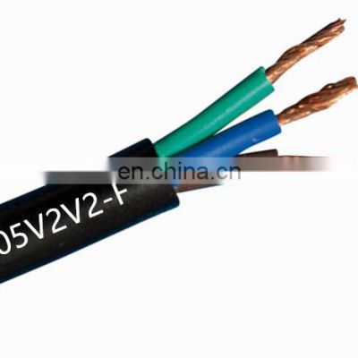 Pay Later  H05V2V2-F 3x4mm2  300/500V PVC flexible power cable