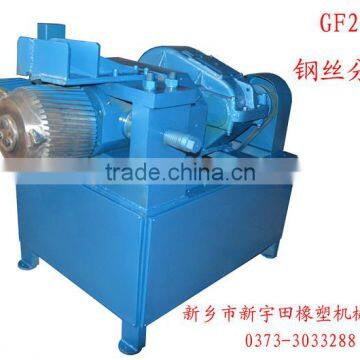 Whole tire bead separating machine/bead ring separating/rubber roller stripping machine