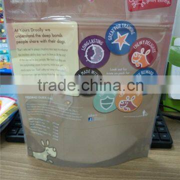 Customer Printed Zipper Stand up Pouch for Pet Dog Treats photo-2