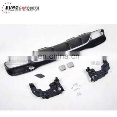 GLE63 Diffuser for GLE Class W166 SUV to GLE63 Style Diffuser With Exhaust Tips