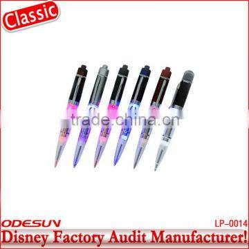 Disney factory audit manufacturer's pen with light 143026