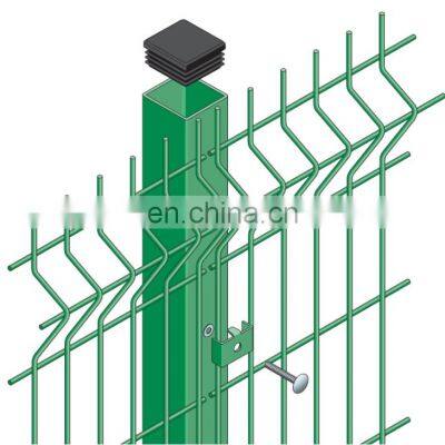 Triangular Curved Galvanized Wire Fence