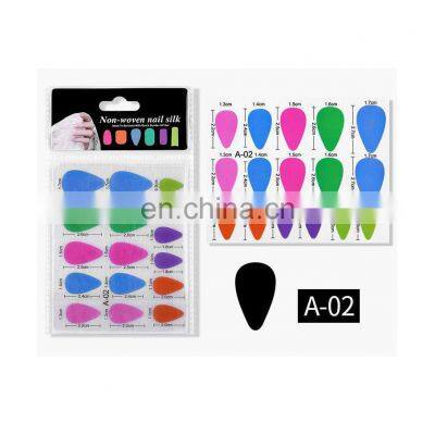 2 Sheet/Pack Fiber Nail Art Sticker Extension Tool Diy Lengthen Thin Removable Lifelike Extended Filament Geometric Tools For photo-2