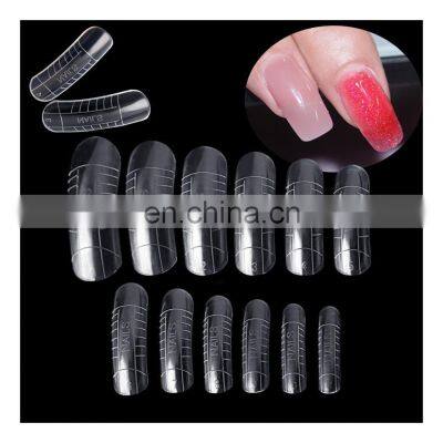 120 Pcs Quick Building Mold Tips Nail Tools And Gel Primer Gel Oil Base Top Coats An Dual Forms Finger Extension Set photo-2