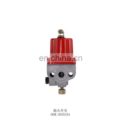 3035334 Electric parts Flameout Solenoid Valve for excavator stop Solenoid valve