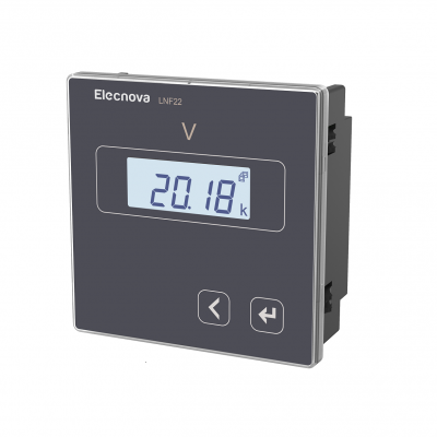 Smart building IP54 high-level protection 96*96 panel mounted single phase voltmeter