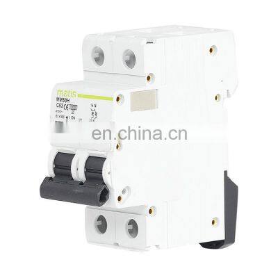 Wholesale scientifically refined professional design Matis MM50H-2P 1-63A 380V 50/60hz mcb miniature circuit breaker