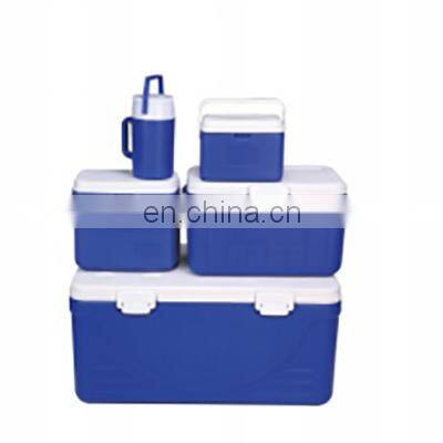 Portable PU Ice Cooler Box Picnic Medical Transport Vaccine Cooler with Wheel and Handle