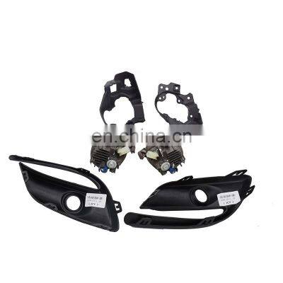 Car Accessories Front Fog Light Cover Lamp Replacement Kit Chrome for Mazda 3 Axela 2017 2018 photo-3