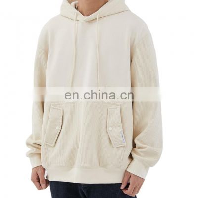 solid color big pocket colour blocking plus size men's hoodies & sweatshirts in winter