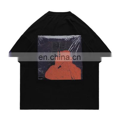 custom printing 100 percent cotton plain t-shirt oversized short sleeve tshirt for men