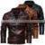 Customized Men's New PU Leather Jacket Large Size Bomber Jacket Personalized Motorcycle Jacket S-5XL