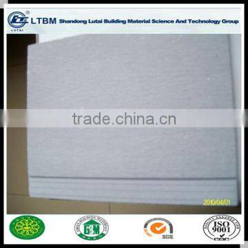 Green calcium silicate wall panel interior wall