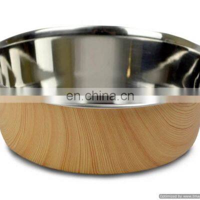 brass metal color pet bowl