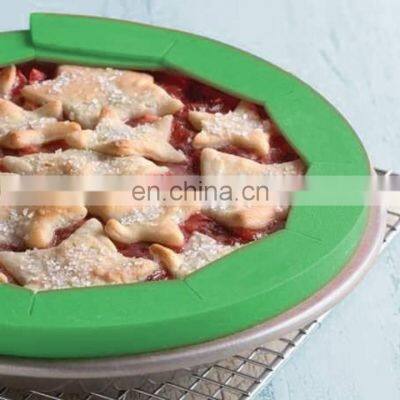 Pie Crust Shield Silicone Pie Protectors Adjustable Silicone Pie Crust Shield photo-3