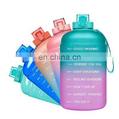 1000ml customized logo recycling outdoor sports shaker bottle anti slip portable BPA Free fitness gym water bottle for fitness