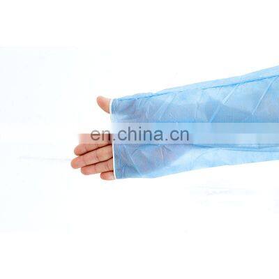 China Supplier PP Non Woven Disposable Visitor Gown Working Clothes For Hospital Food Factory PP Isolation Gown photo-4