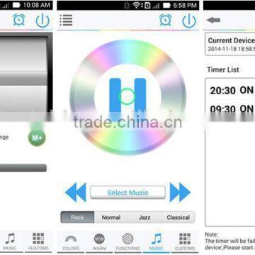 Android & IOS APP Internet Remote Control 9W Dimmable RGB WiFi LED Downlight 750LM Warm White With Hotspot for Setting WIFI photo-5