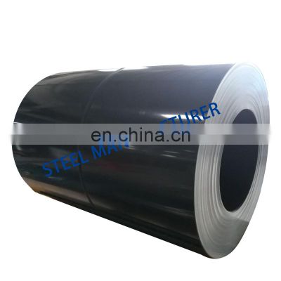 Hot selling  black ppgi coil 0.6*1219mm color coated ral 5004 ppgi steel coils