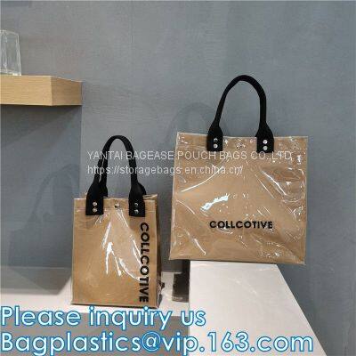 Cheap Luxury Shopping Carrier Thick Blue Kraft Paper Gift Bags With Rope Handles,carrier Paper Bags for Perfume Packing photo-4