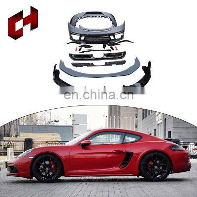 Ch Upgrade Bumper Taillights Grille Front Bar Rear Bar Svr Cover Headlight Body Kits For Porsche 718 2016-2018 To Gts