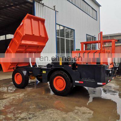 Professional 8 ton 4X4  UK-8 side driving Low profile underground mining dumper truck mine dumper