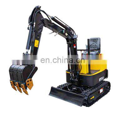 mining machinery crawler excav mini  1.5ton with auger made in China