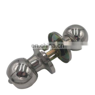 Mortise Cylindrical Ball Brass Door Knob Lock Handle Round Shape photo-4