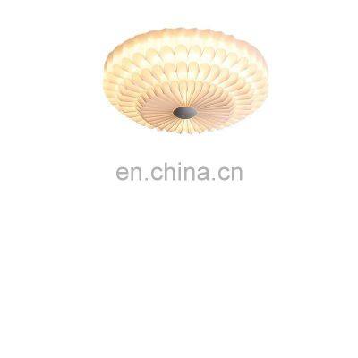 LED Ceiling Light Simple Decor Lamps Living Room Home Lights Creative Pleated Folding Fan LED Lighting