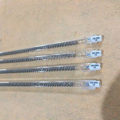 Medium Wave Lamps Quartz Heating Element Quartz Flash Cure Bulb for Textile Drying Flash Dryer