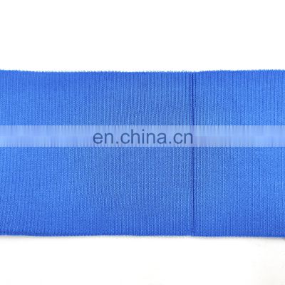 Hot sell polyester garment accessories flat knitting rib fabric 2*2 knit fabric jacket rib 300