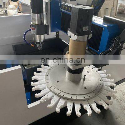 ATC 4040 Mini Metal Shoes Moulds Cnc Router Aluminum Cnc Milling Machine With Automatic Tool Change for Carbon Steel photo-4