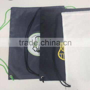 Color Customized 210D Waterproof Drawstring Bag/Soccer Ball Bag