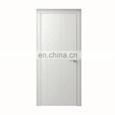 House athroom bedroom commercial solid wood core flush modern internal white oak interior doors