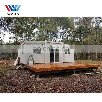 Hot selling 20ft  40ft prefab panel folding expandable home prefabricated container house insulation 37 sqm