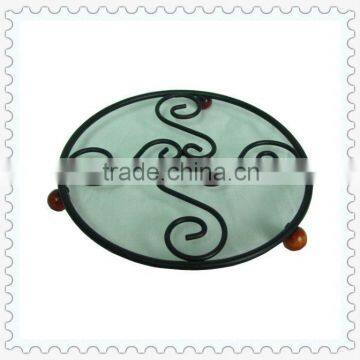 Wire Handmade Round Antique Cast Iron Trivets