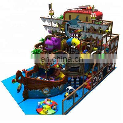 Kids commercial pirate ship playground equipment