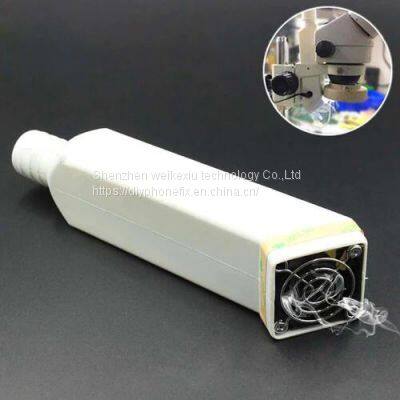 HZW Microscope Smoke Removal Fan Soldering Fume Extractor photo-3