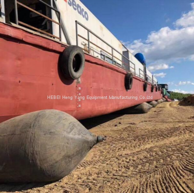 The ship carries the air bag, the ship goes ashore, and the ship carries the air bag