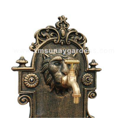 Xmsunny Gardens Heavy Duty Cast Garden Water Fountain Wall Mounted Fountain photo-4