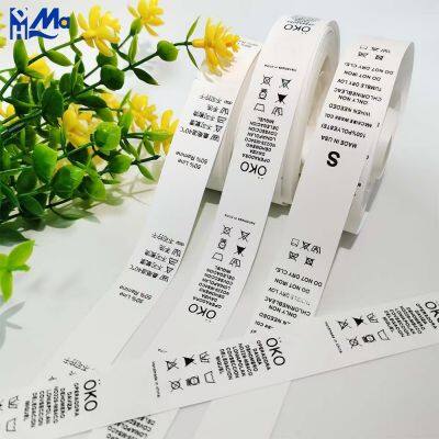 Wholesale Recyclable Satin Ribbon Gift Printed Ribbon Roll 100% Polyester Custom White Ribbon With Logo photo-4