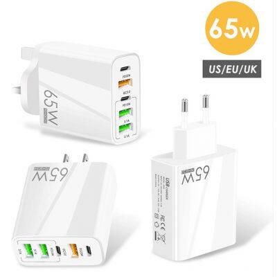 65W Fast Charger Five Ports PD + 3 USB