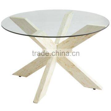 High quality best selling Mother-of-Pearl Coffee glass Top Table from Vietnam