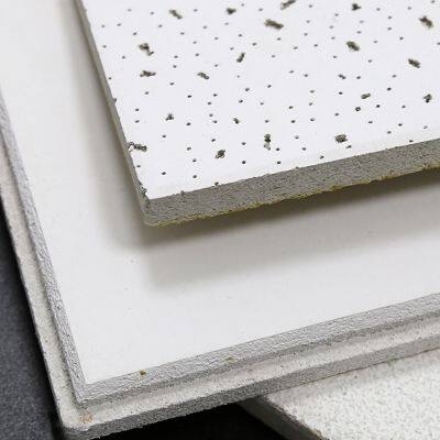 600x1200mm Fine Fissured Mineral Fiber Ceiling Tile Fire Proof Warehouse photo-3
