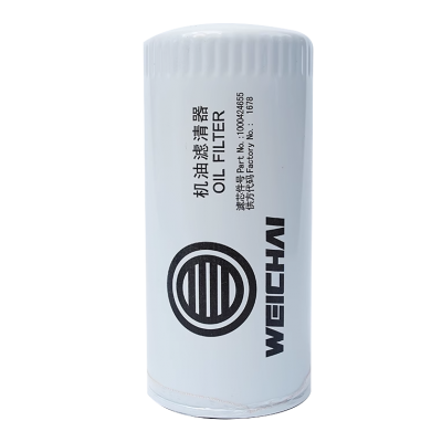 Weichai Special Engine Oil Filter Element 1000424655/61000070005 New Condition Original Factory Authentic Manufacturing Plant